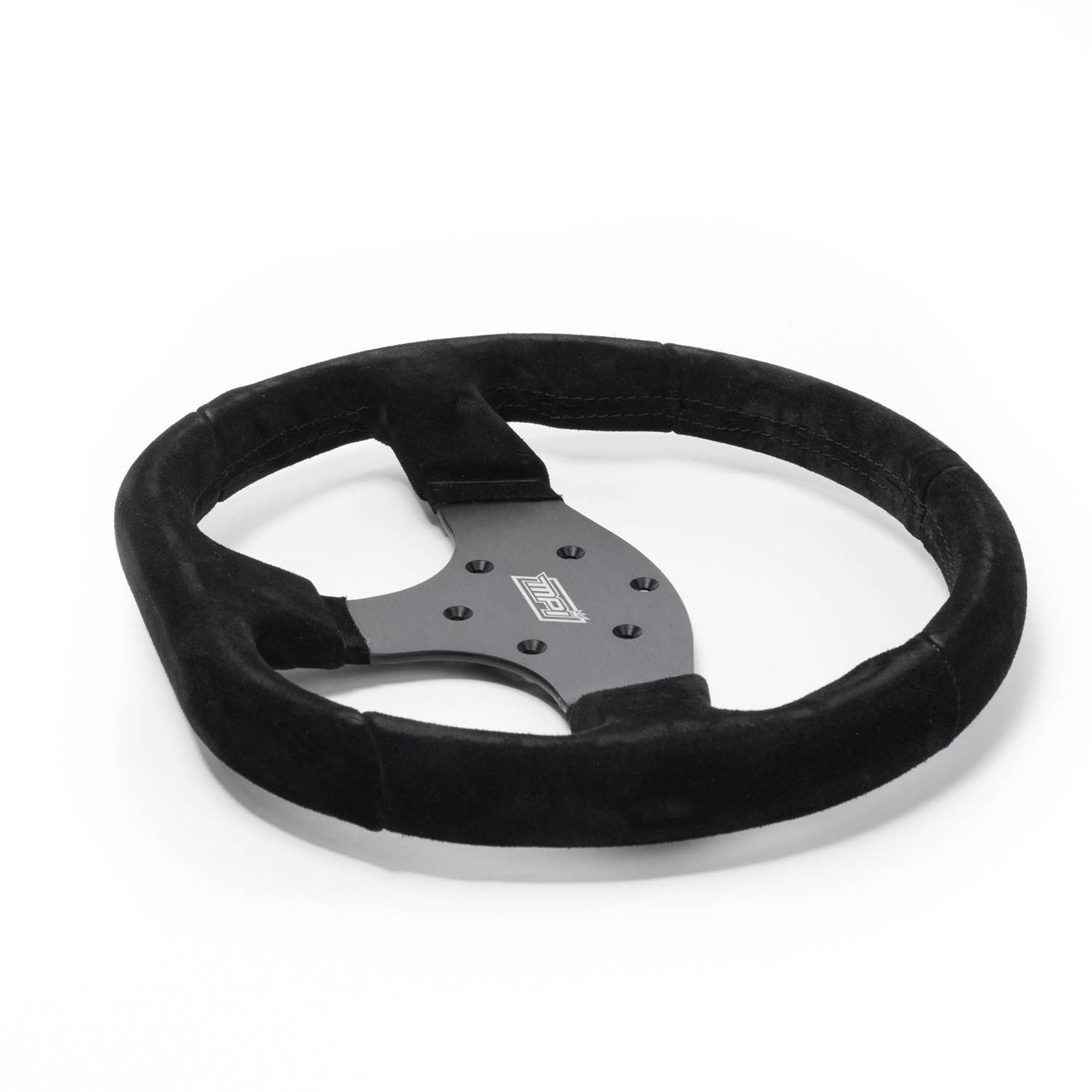 Max Papis Innovations - GT2-13-B D-Shaped Suede Steering Wheel