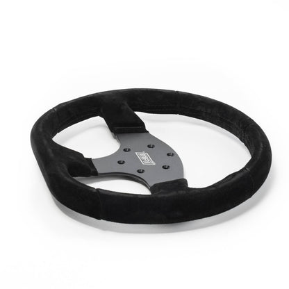 Max Papis Innovations - GT2-13-B D-Shaped Suede Steering Wheel