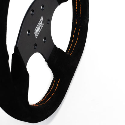 Max Papis Innovations - GT2-13 D-Shaped Suede Steering Wheel