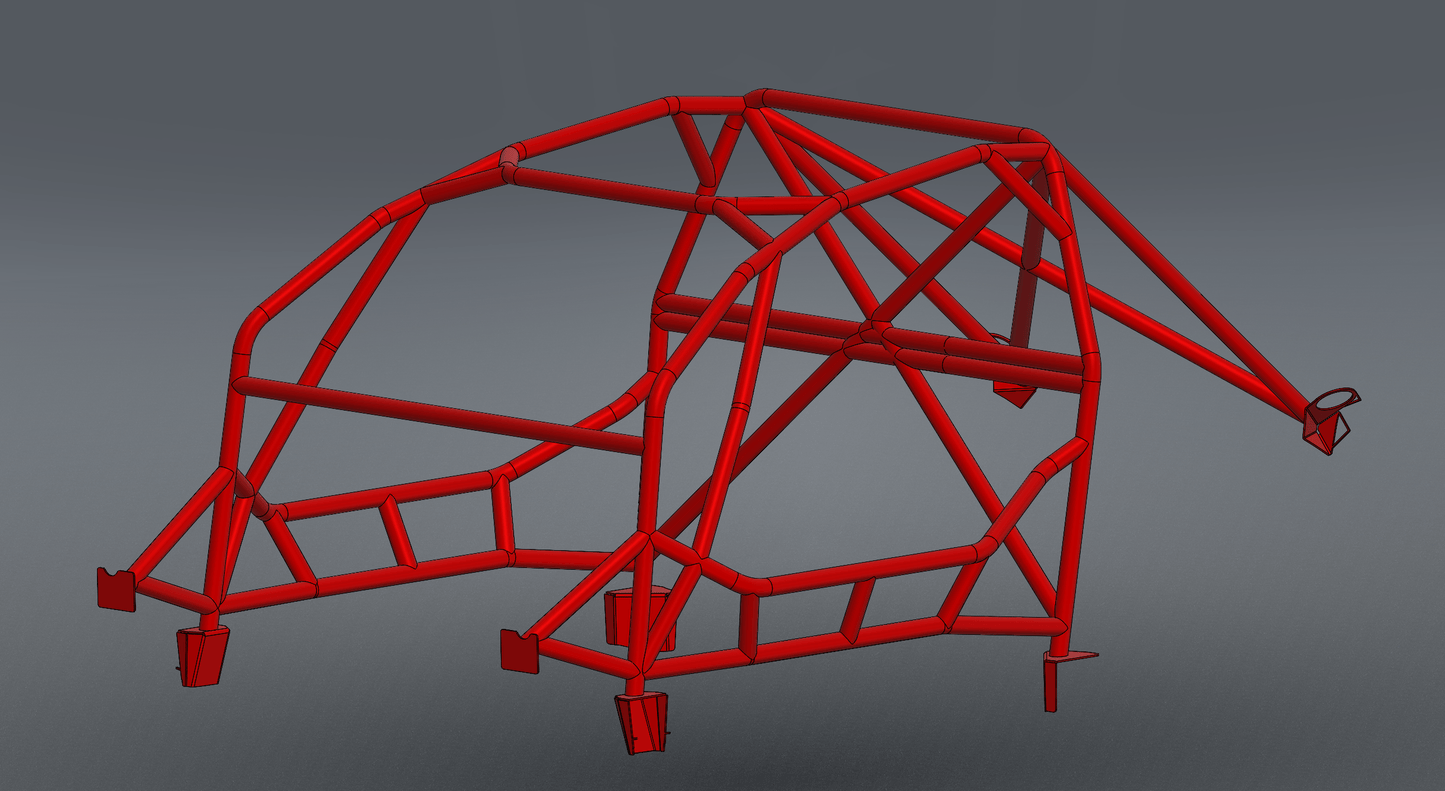 CAGEKITS - E82 FD Spec – Ladder Door Bar Roll Cage