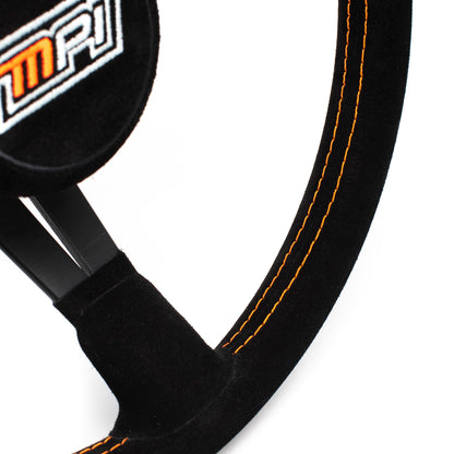 Max Papis Innovations - BL-14-A Deep Dish Suede Steering Wheel
