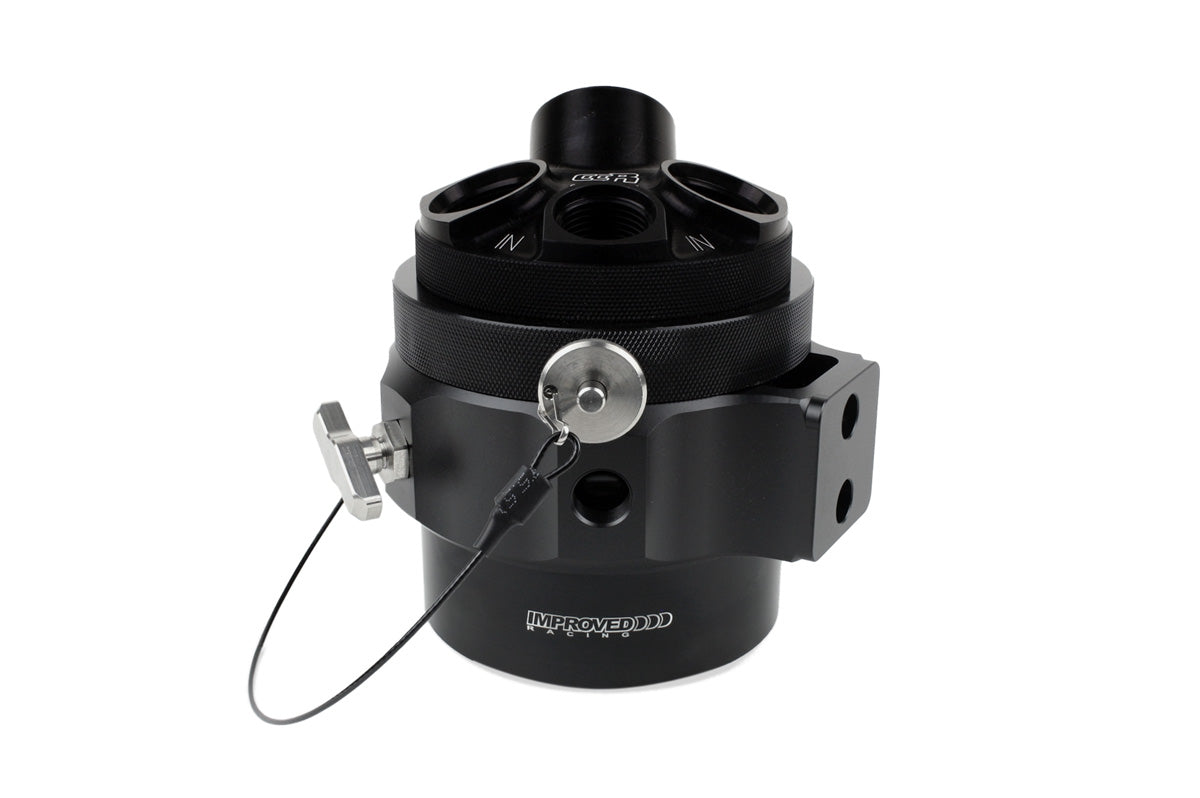 Improved Racing - CCRZ Competition Recirculated High-Flow Oil Catch Can, 0.1 Liter