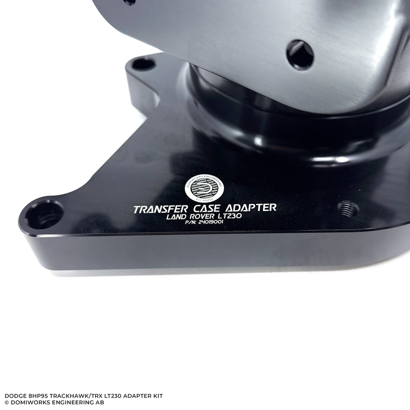 DomiWorks Engineering - LAND ROVER LT230 TRANSFER CASE ADAPTER KIT TO DODGE 8HP95 TRACKHAWK/TRX