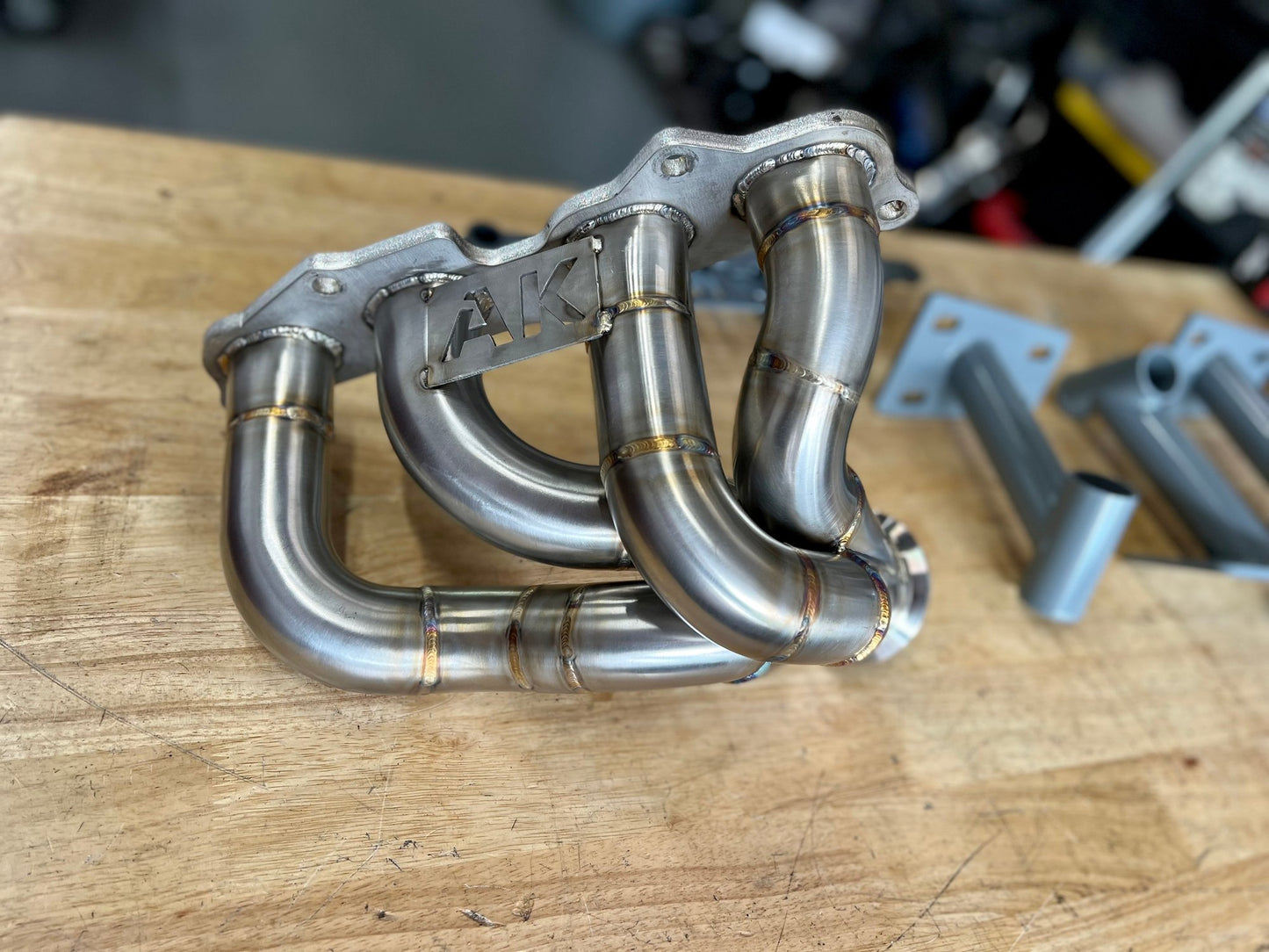 AK 3SGE BEAMS TO E30 SHORTY HEADERS