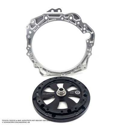 DomiWorks Engineering - 1JZ/2JZ TO 8HP 45/50/70/75/76 N57 B58 B57 S58 ADAPTER KIT