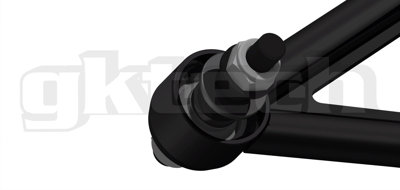 GKTech - V2 240SX/SKYLINE/Z32 BRAÇOS DE CONTROLE INFERIORES TRASEIROS AJUSTÁVEIS (TRASEIRO-LCAX)