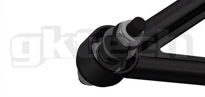 GKTech - V2 240SX/SKYLINE/Z32 BRAÇOS DE CONTROLE INFERIORES TRASEIROS AJUSTÁVEIS (TRASEIRO-LCAX)