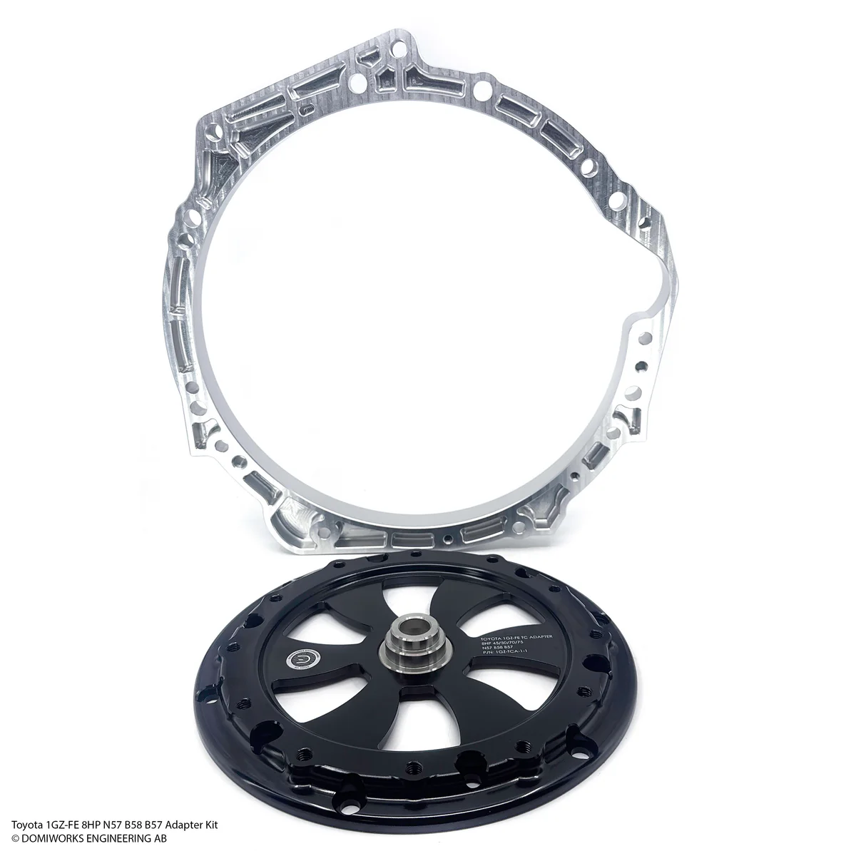 DomiWorks Engineering - TOYOTA 1GZ-FE V12 TO BMW 8HP 45/50/70/75 N57 B58 B57 ADAPTER KIT