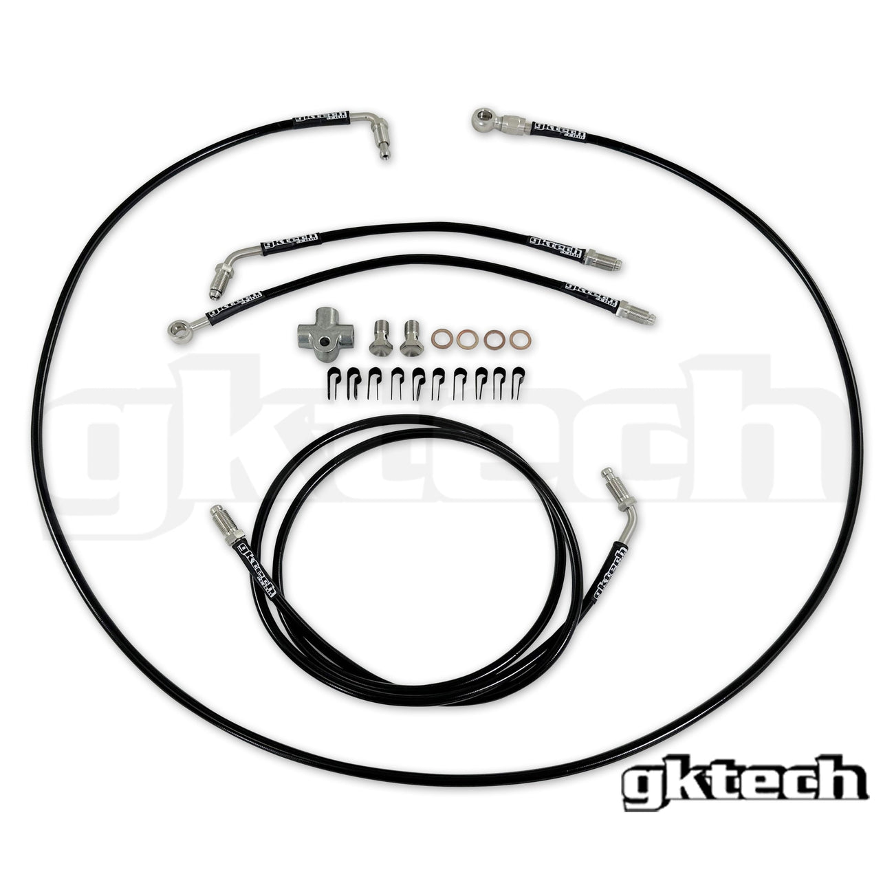 GKTech - STAINLESS STEEL BRAIDED TEFLON LINED ABS DELETE KIT