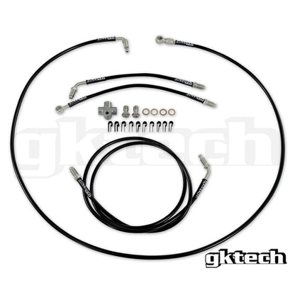 GKTech - STAINLESS STEEL BRAIDED TEFLON LINED ABS DELETE KIT