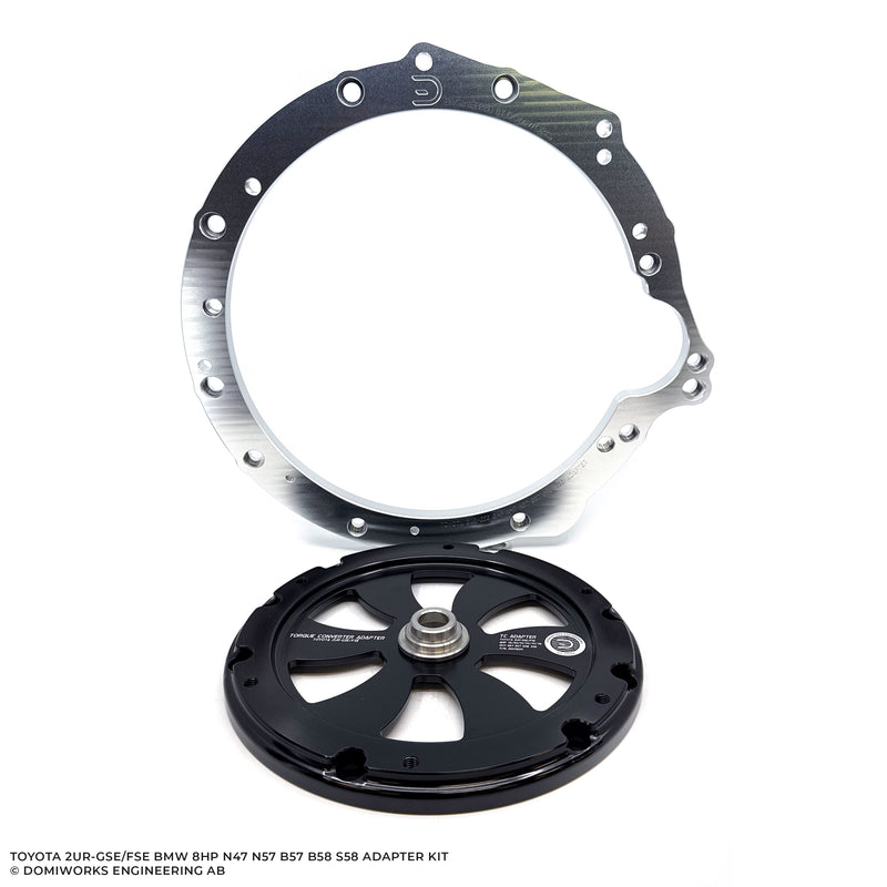 DomiWorks Engineering - TOYOTA 1UR/2UR-GSE/FSE TO 8HP 45/50/70/75/76 N47 N57 B57 B58 S58 ADAPTER KIT