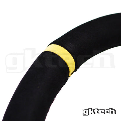 GKTech - STEERING WHEEL 350MM DEEP DISHED SUEDE