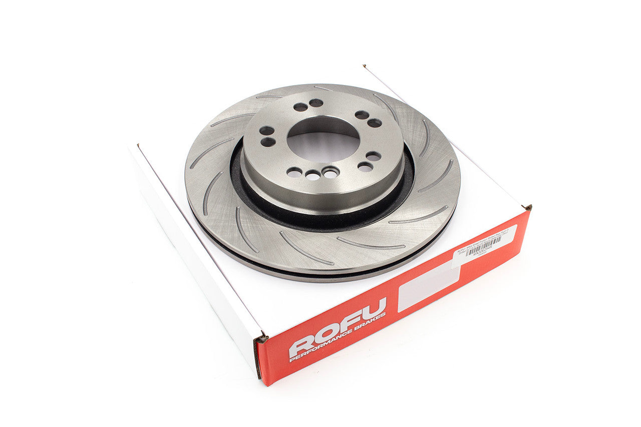 ROFU - Max Street Friction Slotted Rear Dual Drilled 5x114.3 / 5x120 Rotors BMW E46 294x19