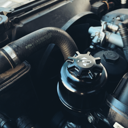 Race German -  BMW Billet Aluminum Power Steering Reservoir