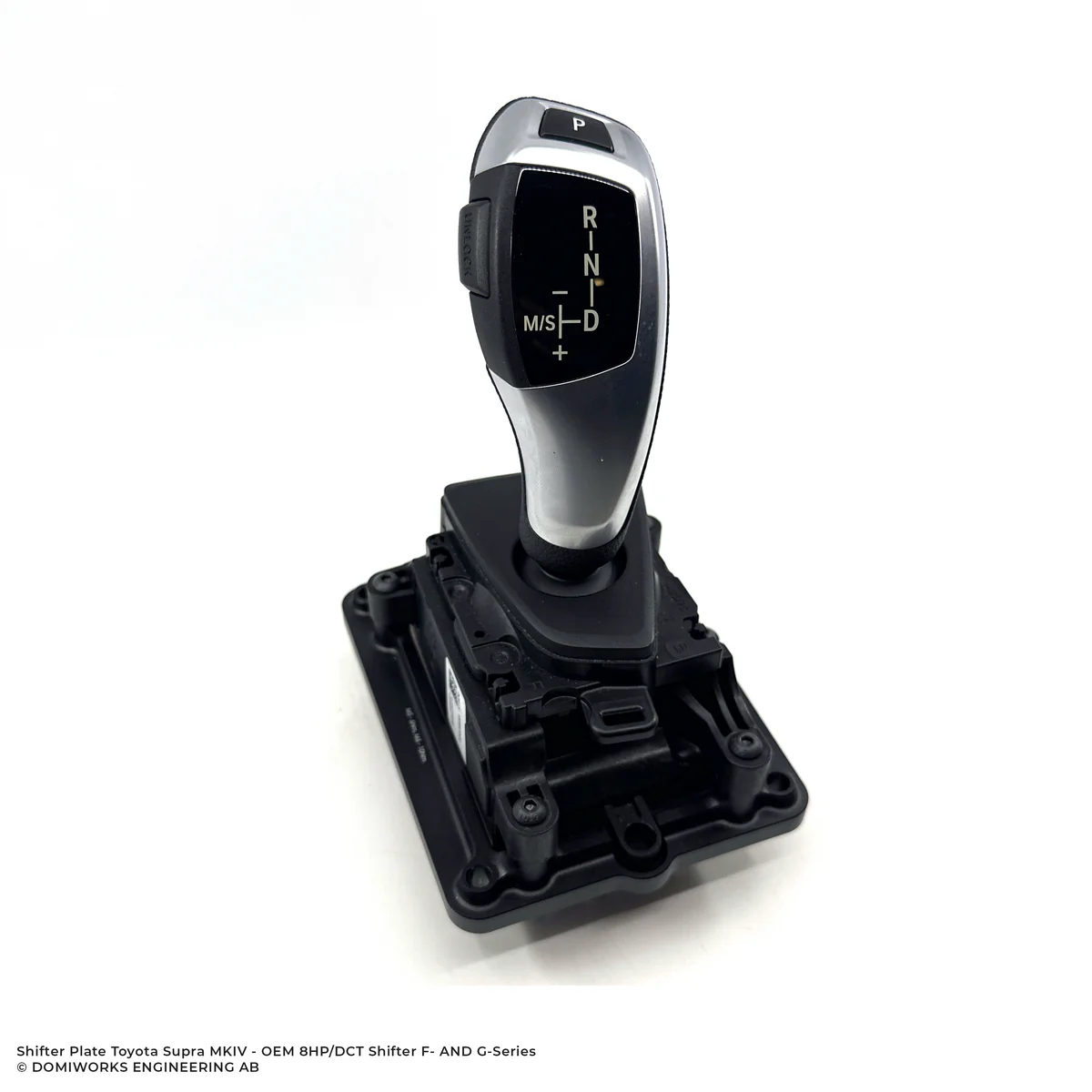 DomiWorks Engineering - SHIFTER PLATE TOYOTA SUPRA MKIV - OEM 8HP/DCT SHIFTER