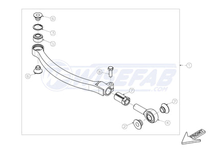 WiseFab - Nissan S14 S15 Rear Suspension Arm #4