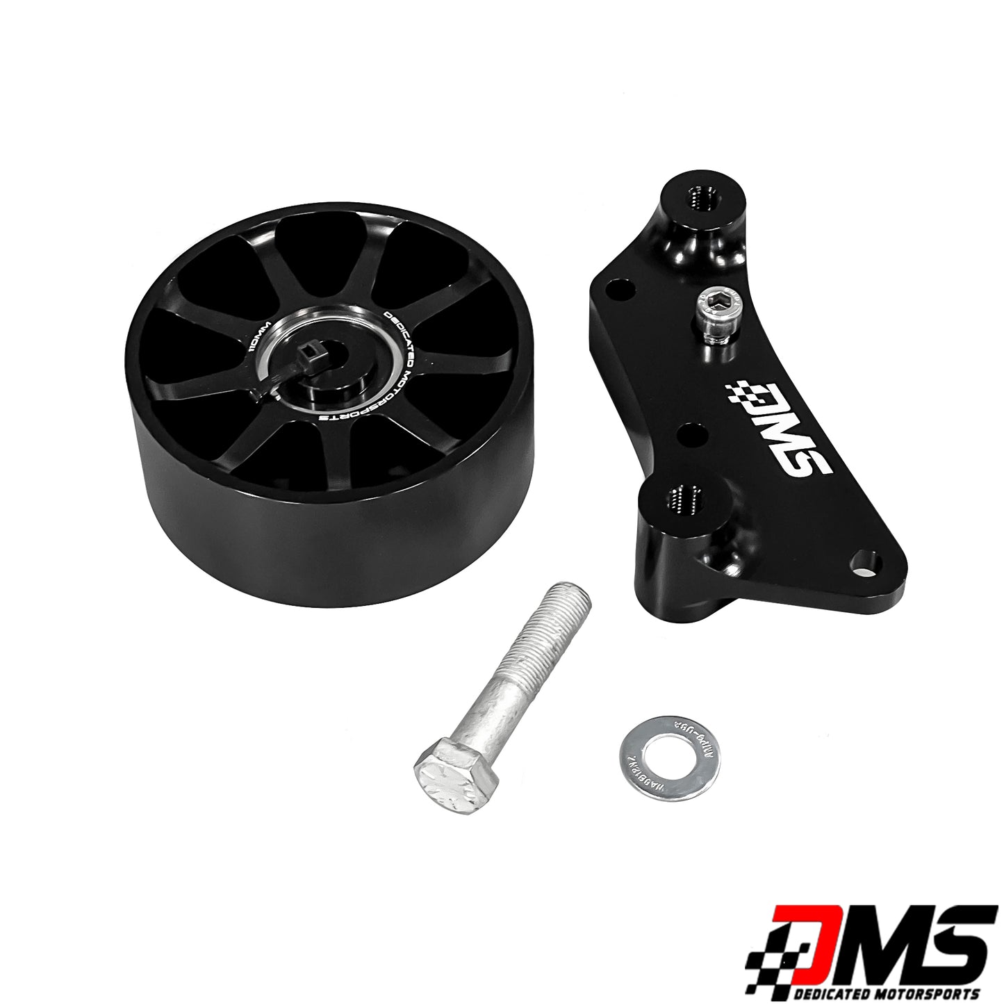 Dedicated Motorsports - LSA +5mm Relo - 100mm Idler with 1/2 Inch Bolt