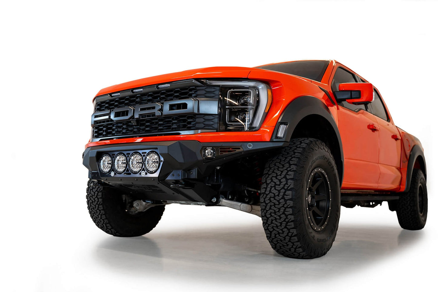 Addictive Desert Designs - 2021-2025 FORD F-150 RAPTOR/RAPTOR R BOMBER FRONT BUMPER (RIGID)