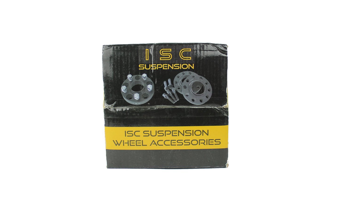 ISC Suspension 5x100 to 5x114 25mm Wheel Adapters Black - Set of 4