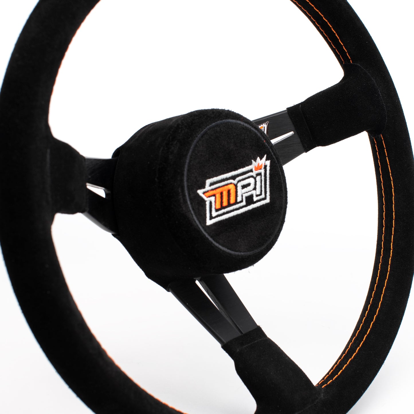 Max Papis Innovations - BL-14-A Deep Dish Suede Steering Wheel