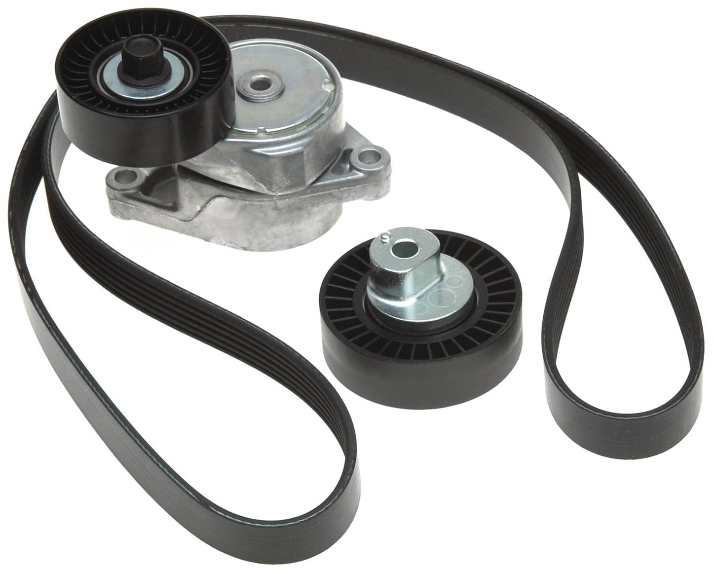 Gates 01-05 BMW 325I 6 Cyl 2.5L Serpentine Belt Kit - Alt WP & P/S