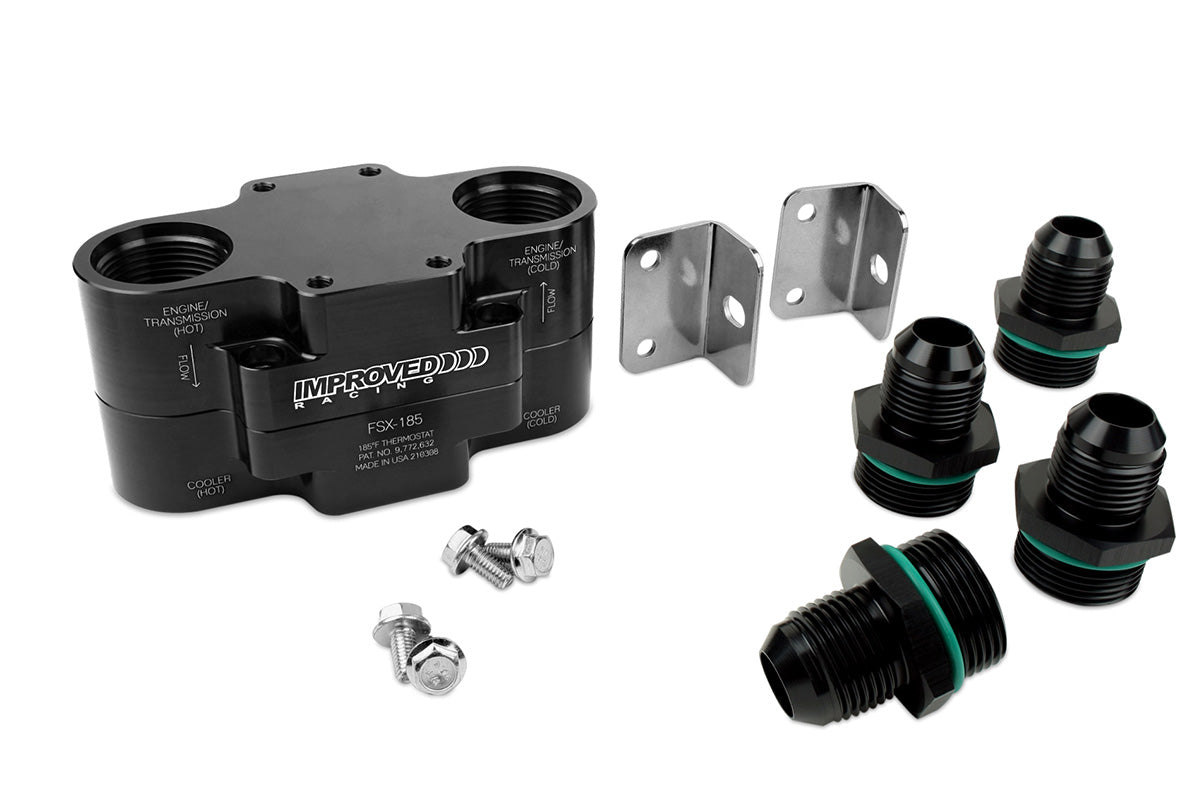 Improved Racing - Flow Series Extreme remote oil thermostat, high flow applications, 205F