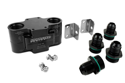 Improved Racing - Flow Series Extreme remote oil thermostat, high flow applications, 205F