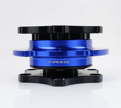 NRG SFI KEY WAY TYPE QUICK RELEASE BLACK-BLUE