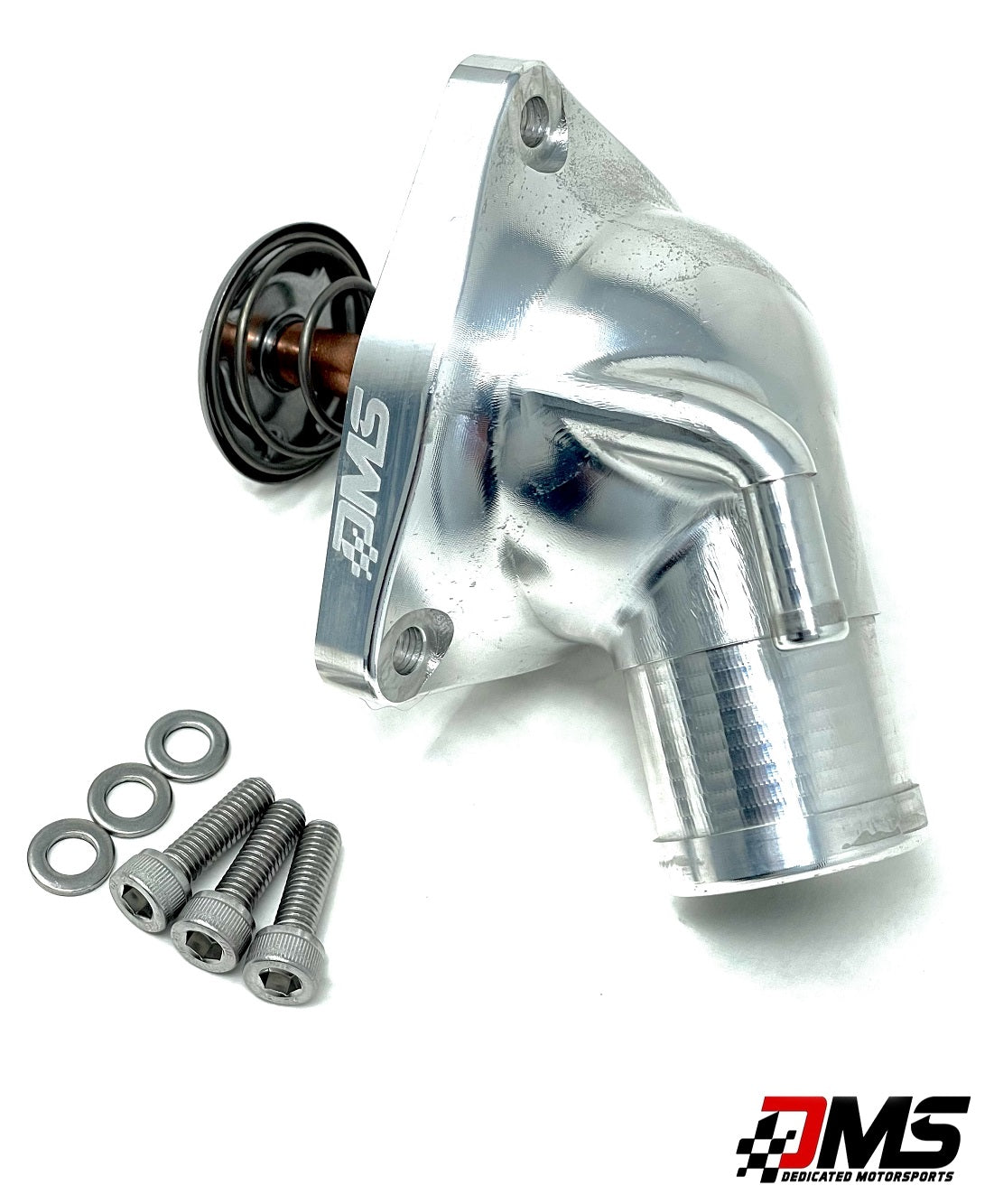 Dedicated Motorsports - LT Billet T-stat housing and 160 Thermostat - Silver