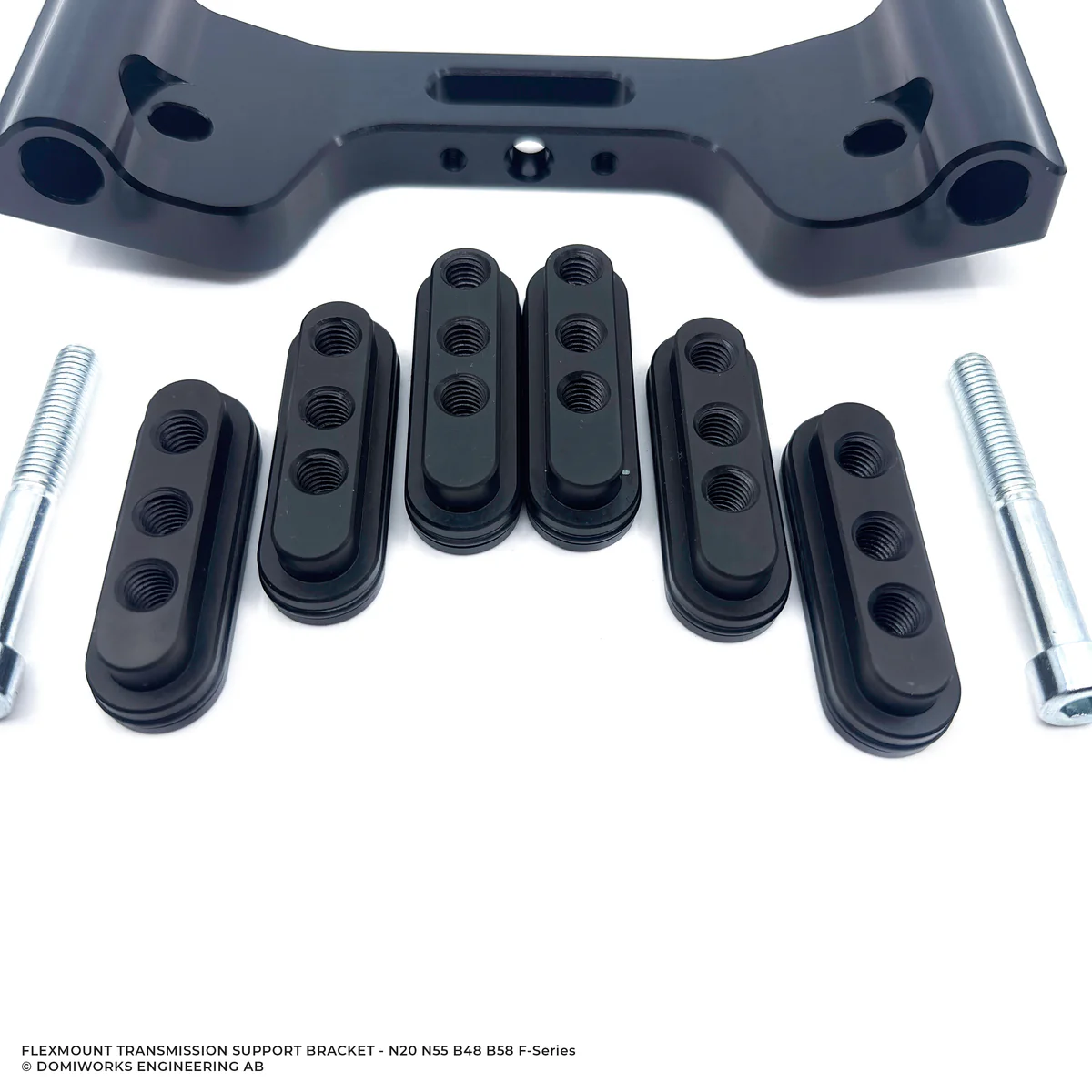 DomiWorks Engineering - FlexMount 2.0 - 8HP Transmission support bracket - N20/N55/B48/B58 F-series