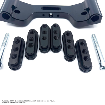DomiWorks Engineering - FlexMount 2.0 - 8HP Transmission support bracket - N20/N55/B48/B58 F-series