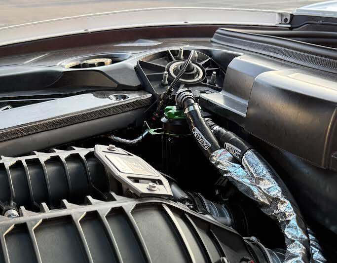 Improved Racing - CCS oil catch can kit, C8 Corvette Z06 Coupe