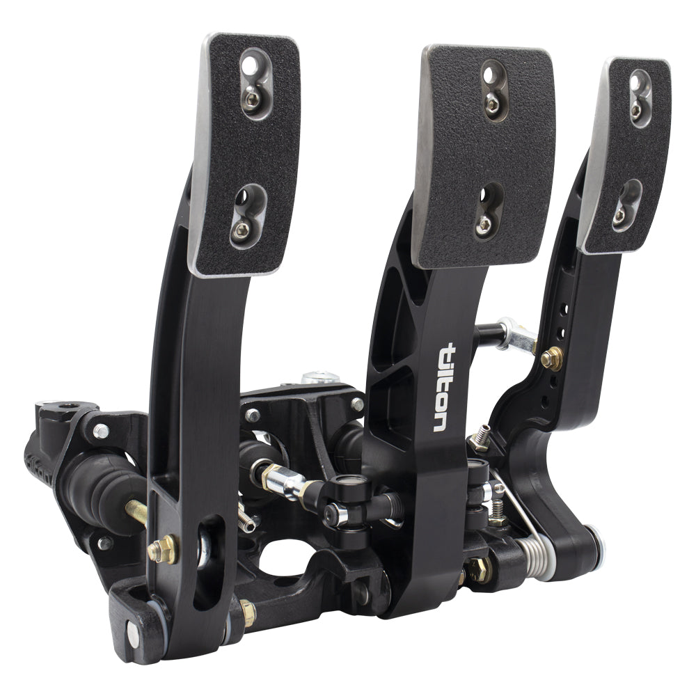 TILTON - 800-Series 3-pedal Floor Mount Pedal Assembly