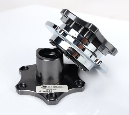 NRG SFI KEY WAY TYPE QUICK RELEASE GUNMETAL-CHROME