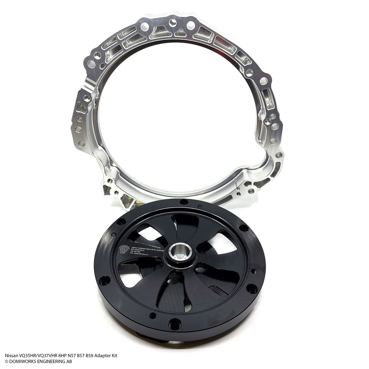 DomiWorks Engineering - NISSAN VQ35HR / VQ37VHR TO BMW 8HP 45/50/70/75 N57 B57 B58 ADAPTER KIT