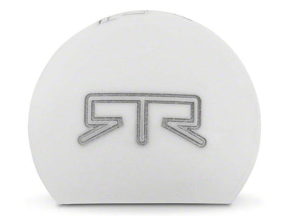 RTR - WHITE SHIFT KNOB - GRAY ENGRAVING (15-23 MUSTANG - GT, ECOBOOST, V6)