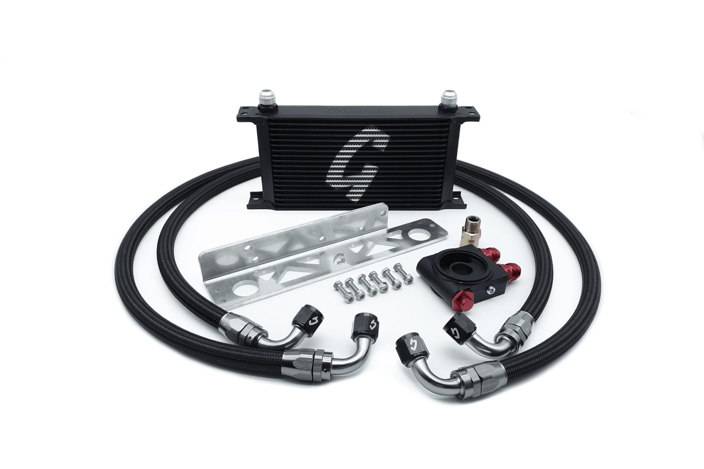 Grassroots Performance - NISSAN 350Z/370Z/G35/G37 19-ROW DIRECT-FIT OIL COOLER KIT