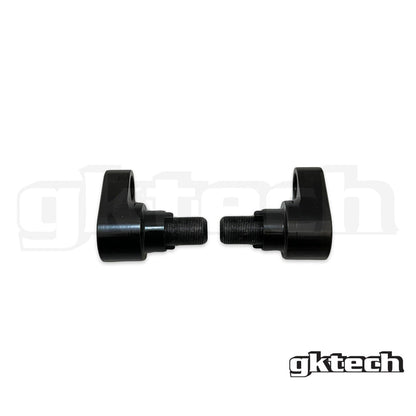 GKTech - Z34 370Z EXTENSORES DE CONVERSIÓN DE CREMALLERA DE DIRECCIÓN DE DESPLAZAMIENTO DE ALTA TENSIÓN (PAR) (Z34X-OFFX) 