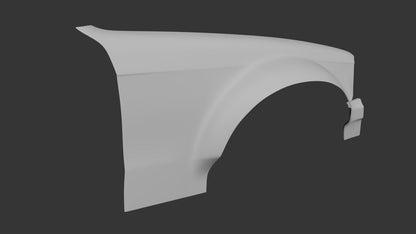 Big Duck Club - BMW E36 Coupe Front Overfenders V5 (85mm)