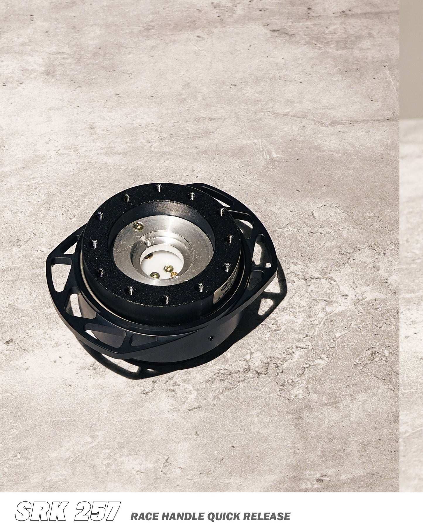 NRG - Kit de liberación rápida Gen 257 - Cuerpo negro / Anillo de corte negro (SRK-257BK-BK)