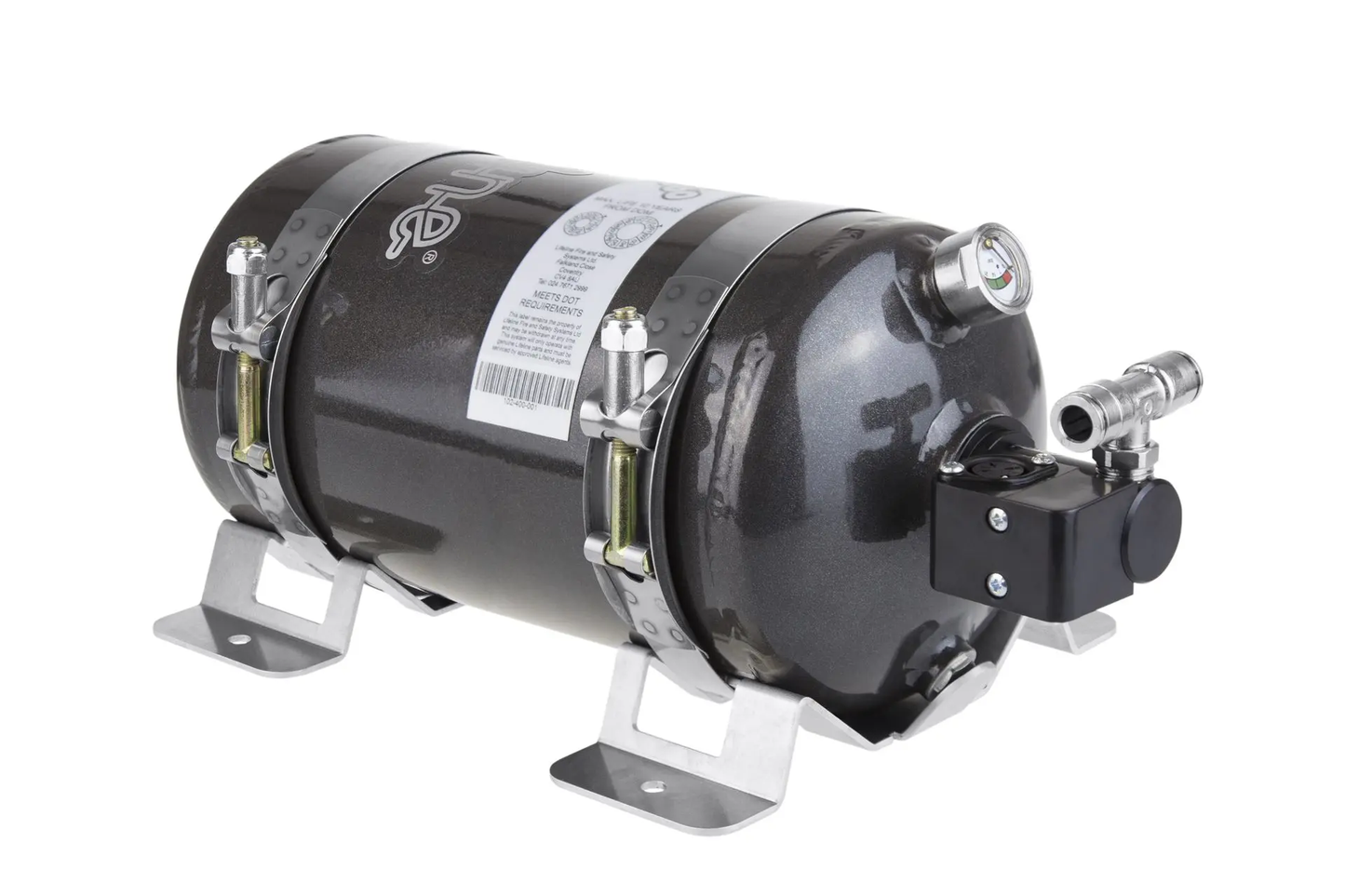 Lifeline USA - Zero 360 FIA 3.0kg Novec 1230 Stored Pressure Electric System