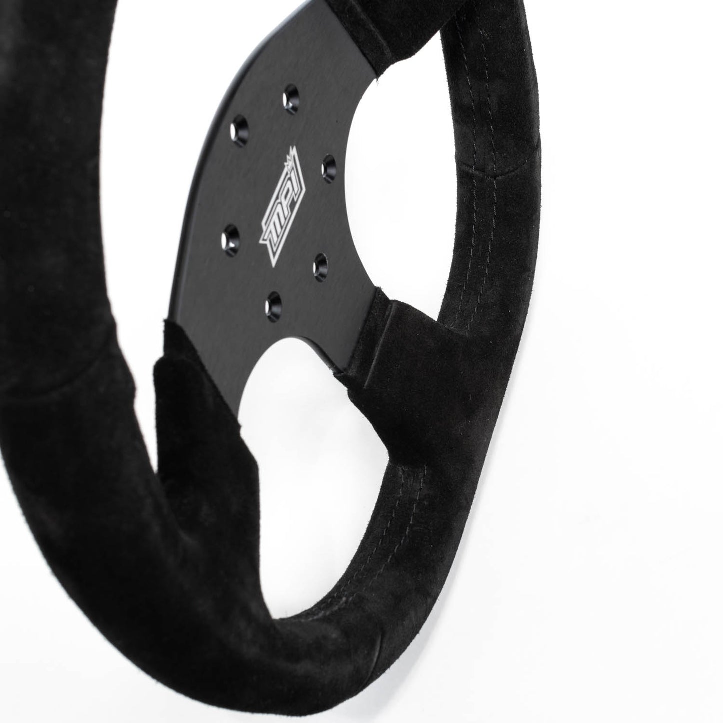 Max Papis Innovations - GT2-13-B D-Shaped Suede Steering Wheel