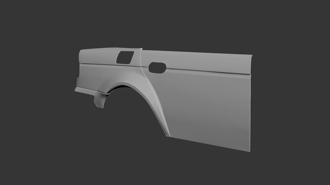 Big Duck Club - BMW E39 Rear Overfender Kit (75mm)