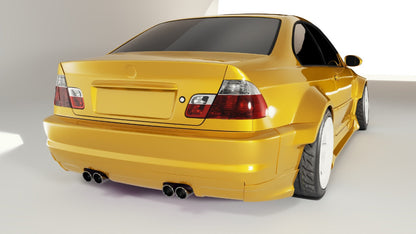 Big Duck Club - BMW E46 V2 - Coupe Rear Overfenders (+65mm)