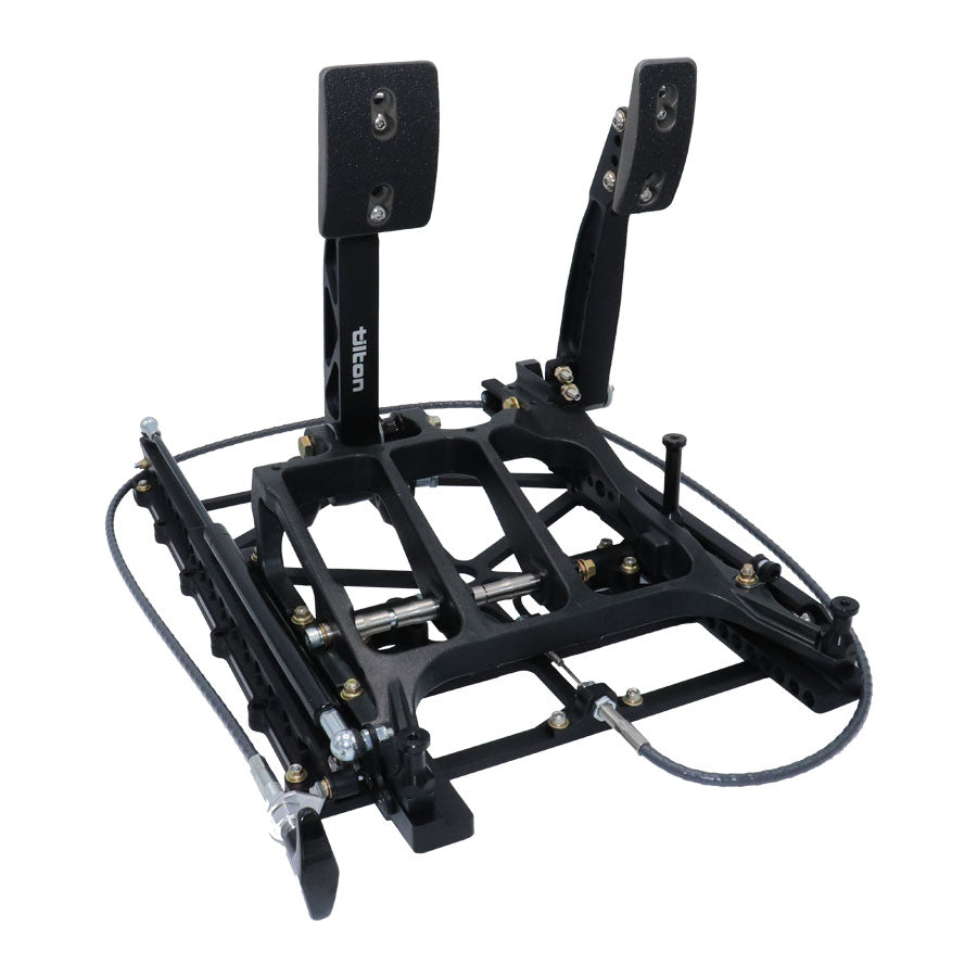 TILTON - 850-Series Brake & Throttle Underfoot Pedal Assembly with Slider System