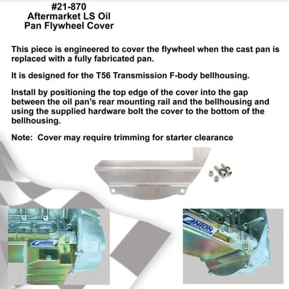 Canton - Flywheel Cover For Chevy LS T56 Transmission With F-Body Bellhousing