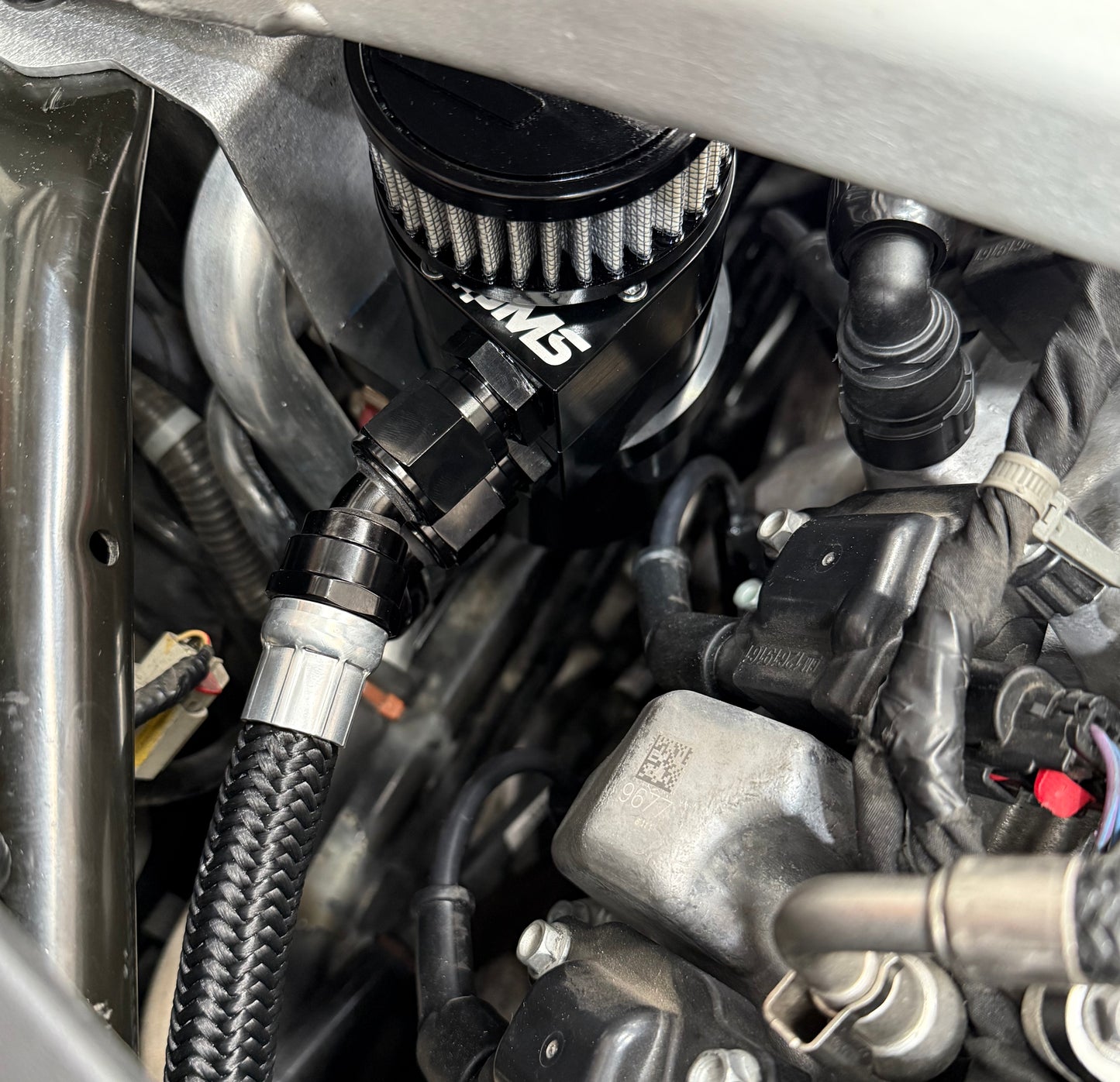 Dedicated Motorsports - DMS Dual -10an Billet Catch Can Kit - Vented