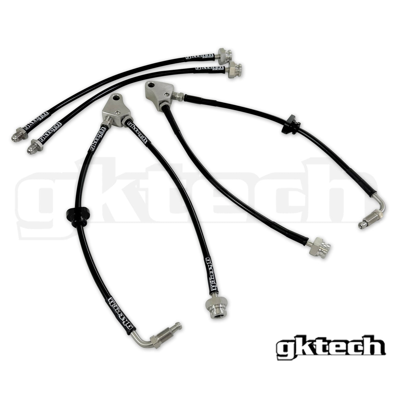 LINHAS DE FREIO TRANÇADAS GKTech - R33 GTS-T (R33BRAKELINECOMBO) 