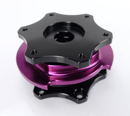 NRG SFI KEY WAY TYPE QUICK RELEASE BLACK-PURPLE