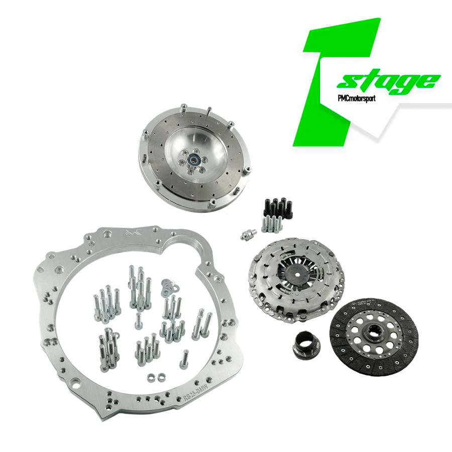 PMC Motorsport - Stage 1 Nissan RB - manual 5-speed BMW M57 ZF GS5-39DZ - 240mm / 9.45"